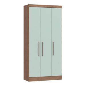 Guarda Roupa Modulado 3 Portas 2 Gavetas Infinity Móveis Castro Macadâmia/pistache Line