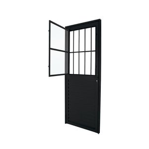 Porta Postigo Abertura Esquerda Exclusiva Vidro Mini Boreal 210x80cm Crv Portas E Janelas