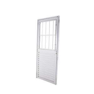 Porta Postigo Abertura Esquerda Premium Vidro Mini Boreal 210x80cm Crv Portas E Janelas Branco