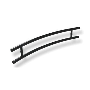 Puxador De Porta Athenas 100x2,6cm Brimak Preto