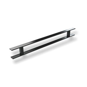 Puxador De Porta Milão 100x3,8cm Brimak Preto