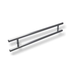 Puxador De Porta Londres 80x2,6cm Brimak Escovado