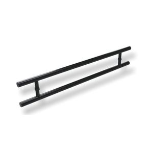Puxador De Porta Londres 80x2,6cm Brimak Preto