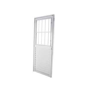 Porta Postigo Abertura Direita Premium 210x80cm Vidro Liso Crv Portas E Janelas