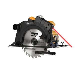Serra Circular Wap Esc 1500 Safe System Guia Laser Disco De Corte 127v