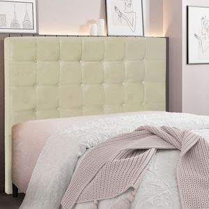 Cabeceira King 195cm Veludo Verona Spezzia Bege