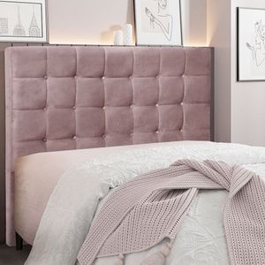 Cabeceira Casal 140cm Veludo Verona Spezzia Lilás