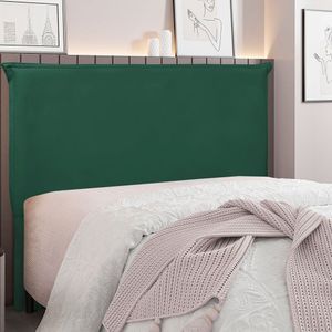 Cabeceira King 195cm Veludo Veneza Spezzia Verde Floresta