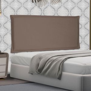 Cabeceira Suspensa King 195cm Suede Veneza Spezzia Caramelo