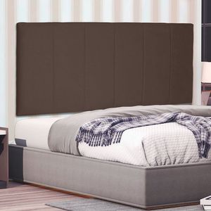Cabeceira Suspensa King 195cm Suede Ravenna Spezzia Caramelo