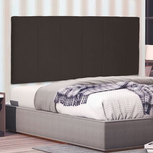 Cabeceira Suspensa Queen 160cm Suede Ravenna Spezzia Café