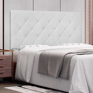 Cabeceira Suspensa Queen 160cm Corano Tânia Spezzia Branco