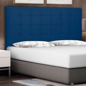 Cabeceira Queen 160cm Suede Verona Spezzia Azul Marinho
