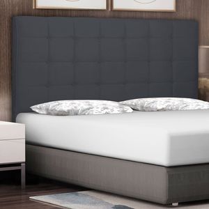 Cabeceira King 195cm Suede Verona Spezzia Cinza