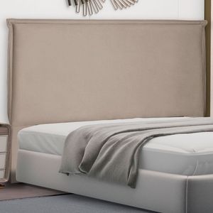 Cabeceira Queen 160cm Suede Veneza Spezzia Bege