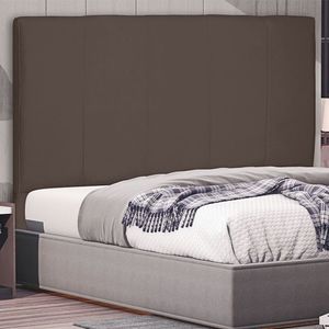 Cabeceira King Size Estofada Suede 195cm Ravena Spezzia Caramelo