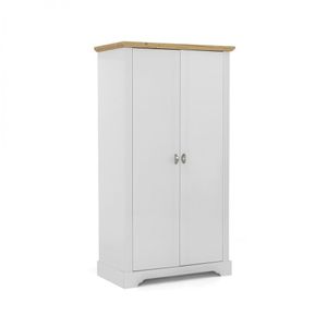 Guarda Roupa Solteiro 2 Portas Nevada Edez Branco