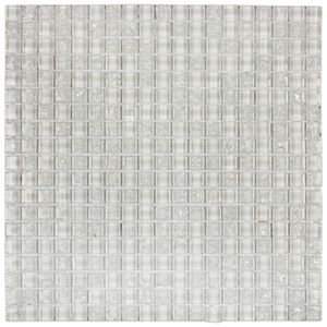 Pastilha De Vidro Galliano Glass Mosaic 30cmx30cm (placas) Branco