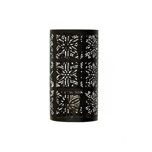 Abajur Para 1 Lâmpada E27 Flora Taschibra Preto Fosco