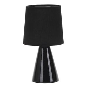 Abajur De Cerâmica Pottery 25cm Para 1 Lâmpada E27 Taschibra Preto