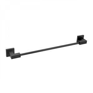 Porta Toalha Linear Grande Origami Meber Metais Preto