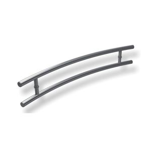 Puxador De Porta Athenas 40x2,6cm Brimak Escovado