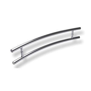 Puxador De Porta Athenas 40x2,6cm Brimak Polido