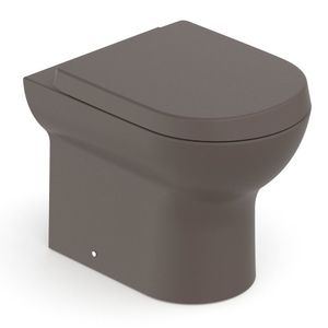 Kit Vaso Sanitário Convencional Com Assento Termofixo Queda Amortecida Nexo Roca Café