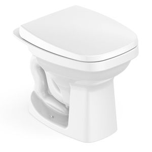 Kit Vaso Sanitário Convencional Com Assento Queda Amortecida Art Incepa Branco