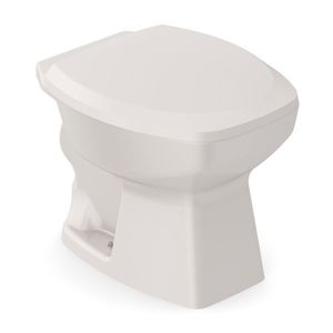 Kit Vaso Sanitário Convencional Com Assento Queda Amortecida Thema Incepa Biscuit