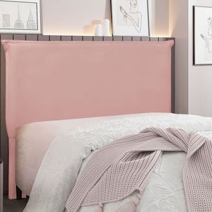 Cabeceira Queen 160cm Veludo Veneza Spezzia Rosa