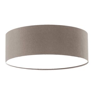 Luminária De Teto Plafon Redondo De Sobrepor Tom Luz Iluminação Cinza