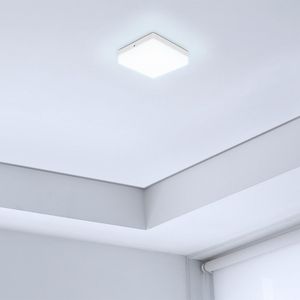 Painel Led Sobrepor Quadrado Potência 36W Frameless Taschibra Branco