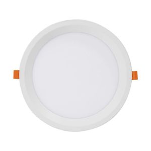 Painel Led Lux Recuado Redondo Potência 24W Taschibra Branco