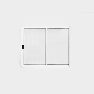 Janela De Correr 2 Folhas 100x120cm Sem Grade Plus Lux Esquadrias Branco