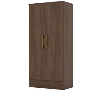 Armário Multiuso 2 Portas Zafira Briz Castanho Hp