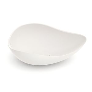 Cuba De Apoio Oval 54X37,5Cm Ruy Ohtake Roca Bege