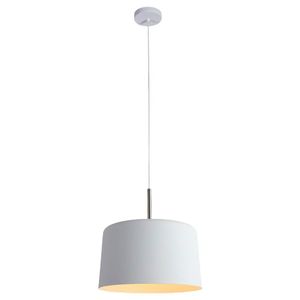 Luminária Pendente 1 Foco 40w Hm034gr Bot Bella Iluminação Branco/nickel