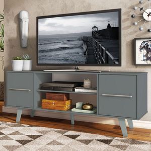 Rack Tv até 55" Copenhagen Cinza Madesa