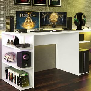 Mesa Para Computador Gamer - Branco