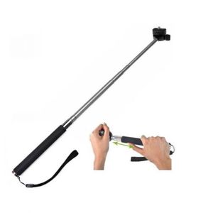 Kit Bastão de Selfie Monopod com Controle Remoto Bluetooth - Preto