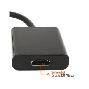Adaptador Convesor Displayport para Hdmi Femea