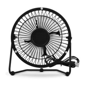 Mini Ventilador Usb Articulável para Mesa de Escritorio Preto