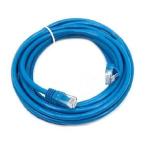 Cabo de Rede Patch Cord Cat5e Blindado Azul - 5 Metros