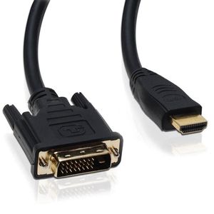 Cabo Hdmi 1.4 Macho X Dvi 24 1 Macho com Filtro 1,80 Metros