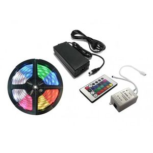 Fita Led 5 Mts Ultra Rgb 5050 Prova Dagua Controle e Fonte