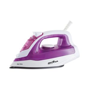 Ferro a Vapor Branco/Rosa Britânia 220V FB190A