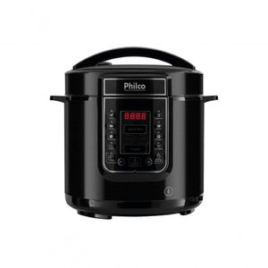 Panela de Pressão Digital Philco 6l Inox Preta 127v