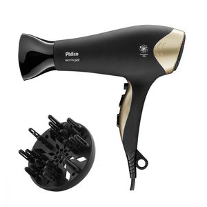 Secador de Cabelo Golden/Preto Star 2000W Philco 220V