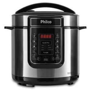 Panela de Pressão Digital Philco 6l Inox Silver 127V